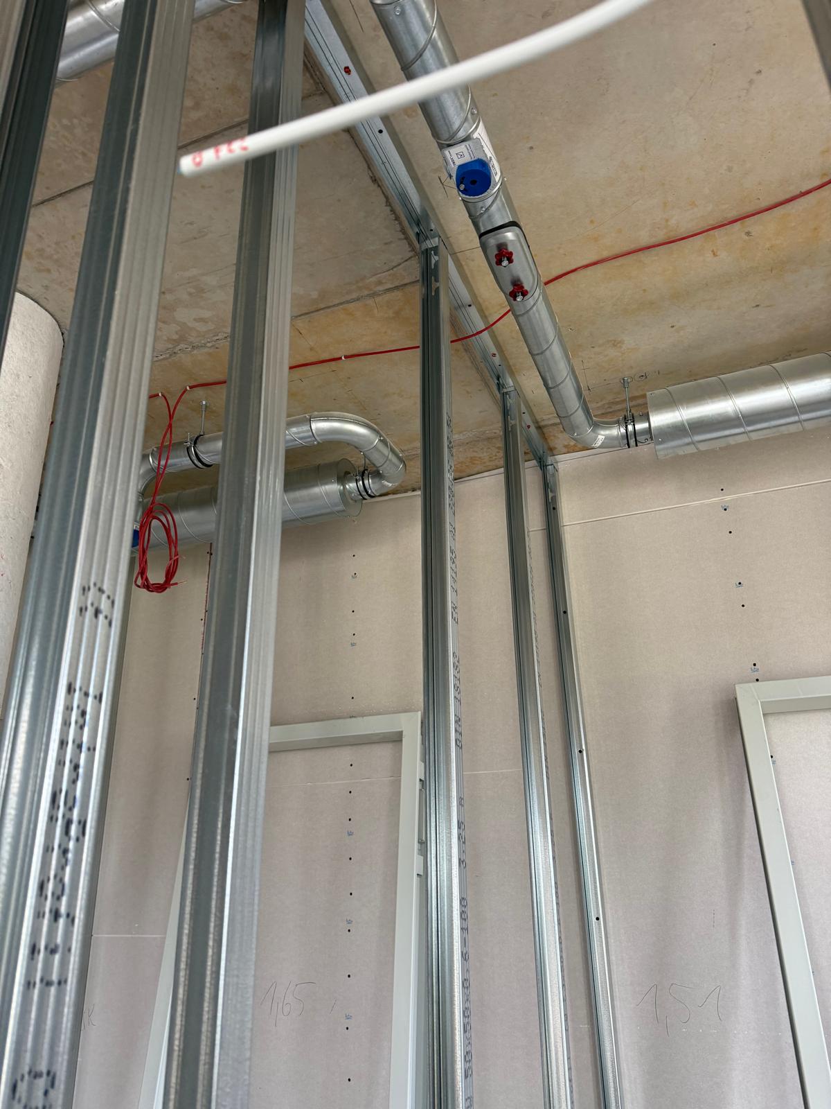 Ständerwerk im Trockenbau